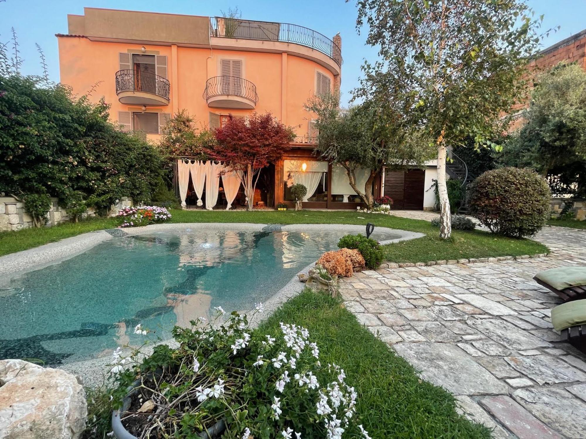 Domus Parva - Villa Con Bio-Piscina, Spa Privata E Appartamenti Panoramici Bacoli Ngoại thất bức ảnh