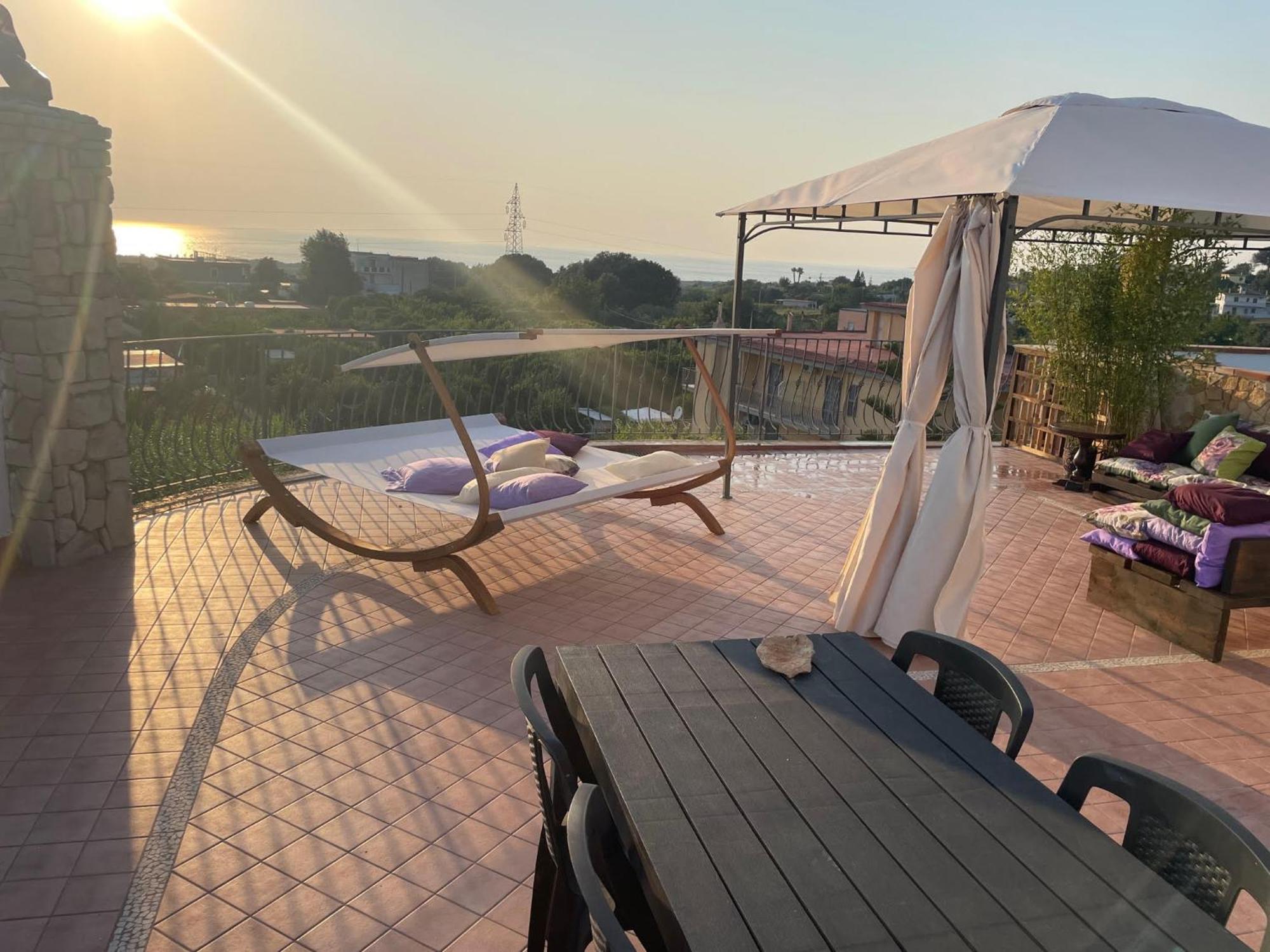 Domus Parva - Villa Con Bio-Piscina, Spa Privata E Appartamenti Panoramici Bacoli Ngoại thất bức ảnh