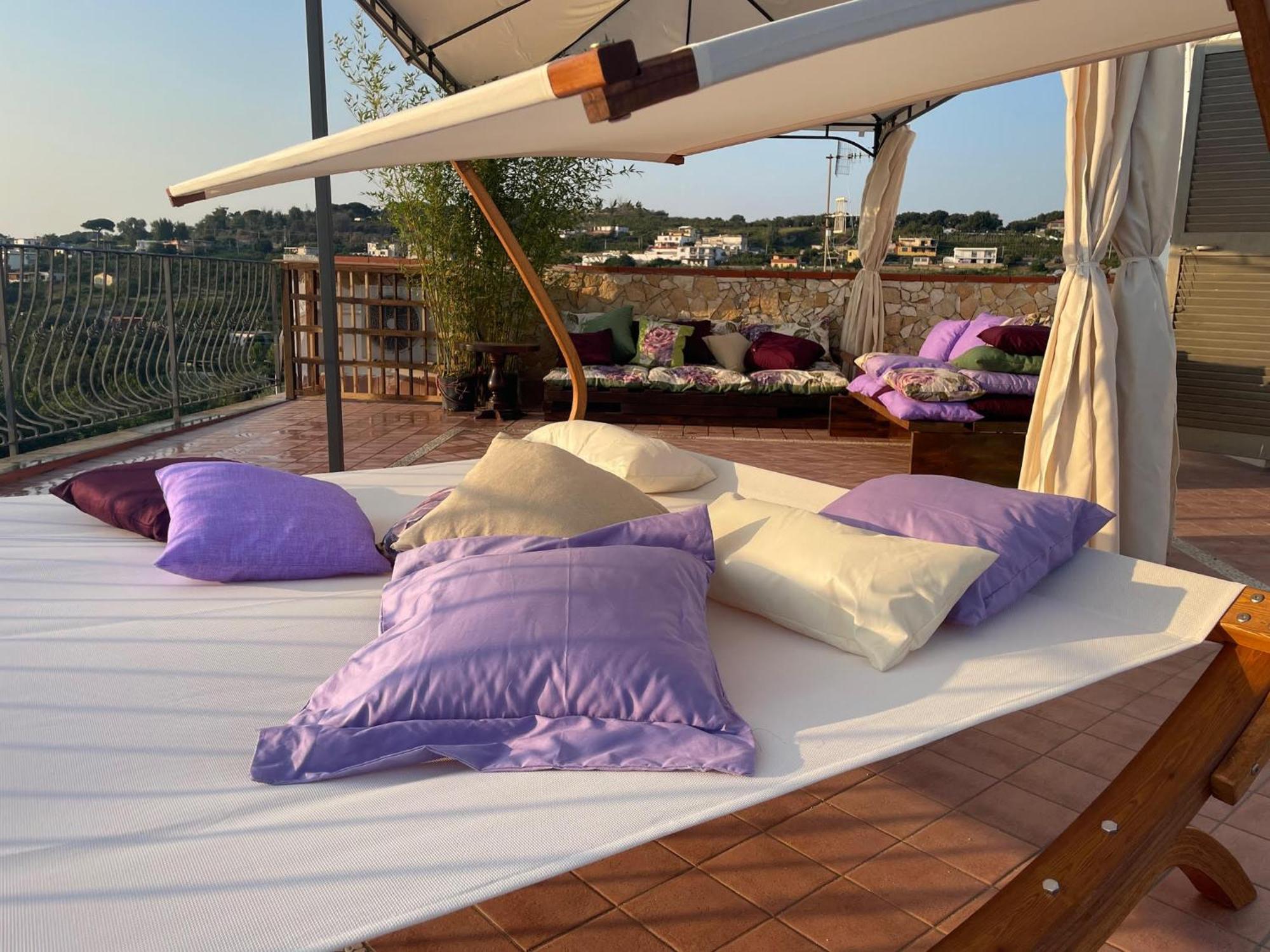 Domus Parva - Villa Con Bio-Piscina, Spa Privata E Appartamenti Panoramici Bacoli Ngoại thất bức ảnh